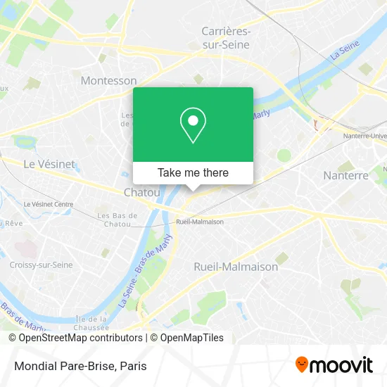 Mondial Pare-Brise map