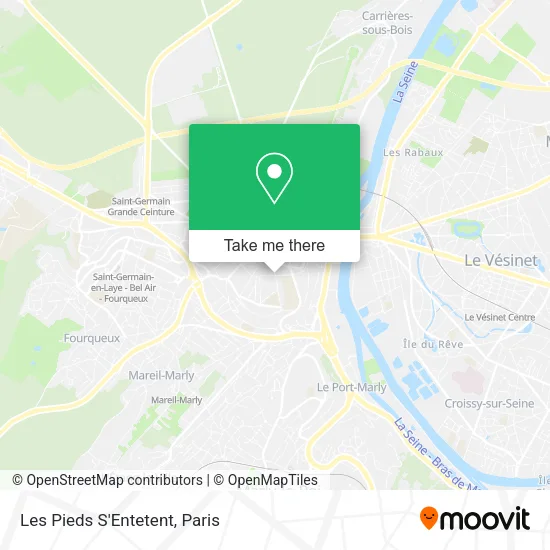 Les Pieds S'Entetent map