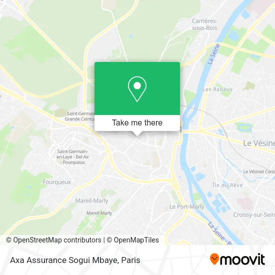 Axa Assurance Sogui Mbaye map