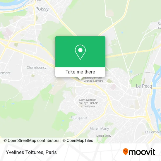 Yvelines Toitures map