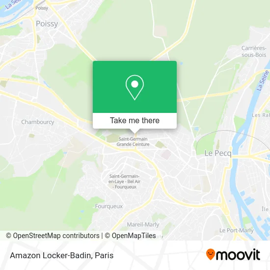 Amazon Locker-Badin map