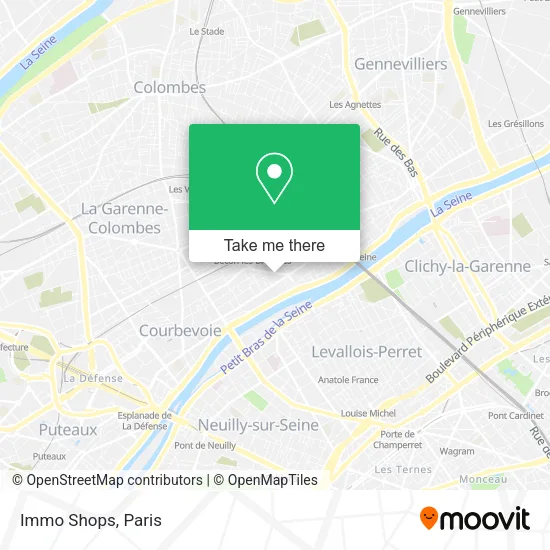 Immo Shops map