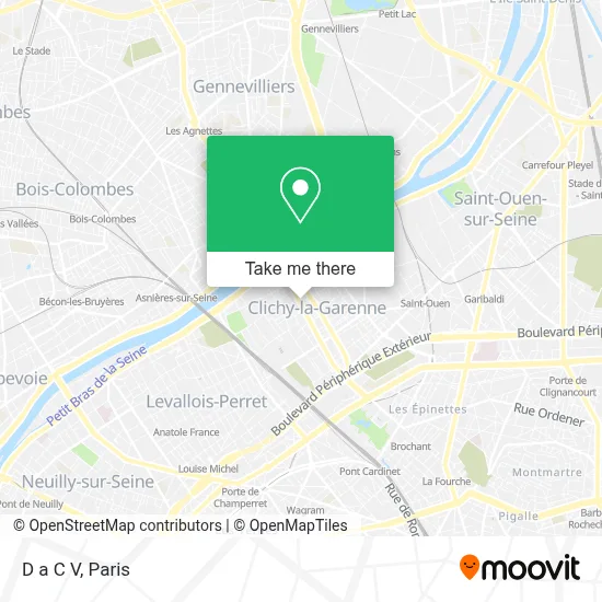 D a C V map