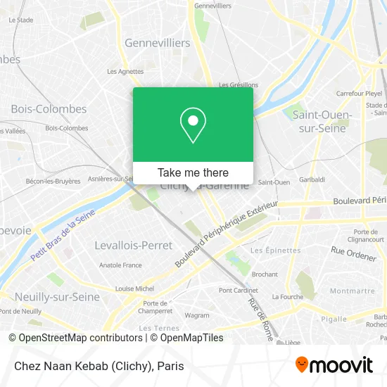 Chez Naan Kebab (Clichy) map