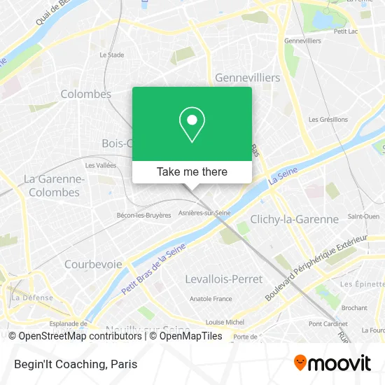 Begin'It Coaching map
