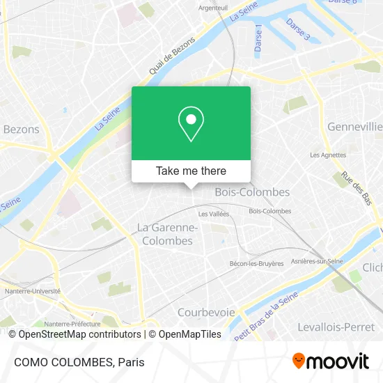 COMO COLOMBES map