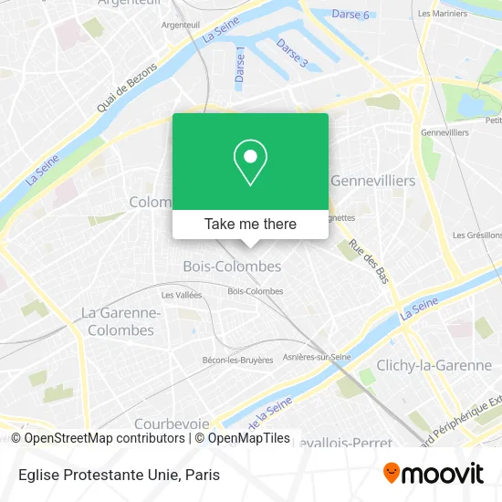 Eglise Protestante Unie map