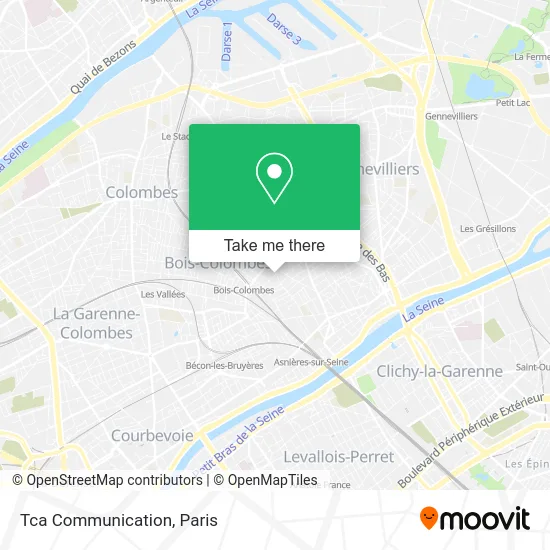 Tca Communication map