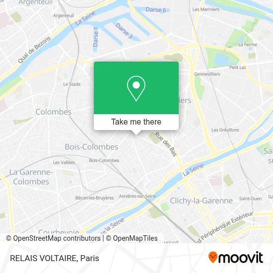 RELAIS VOLTAIRE map