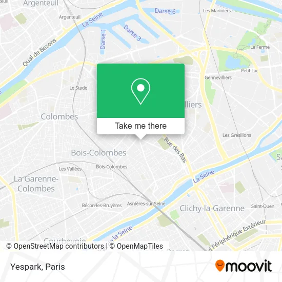 Yespark map