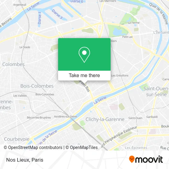 Nos Lieux map