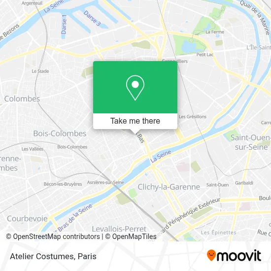 Atelier Costumes map