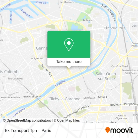 Ek Transport Tpmr map