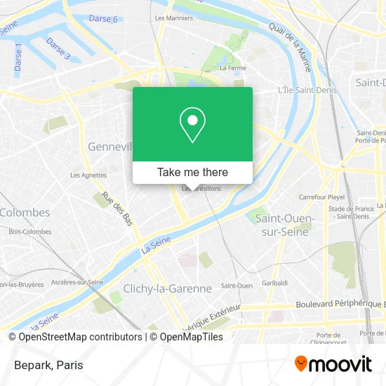 Bepark map
