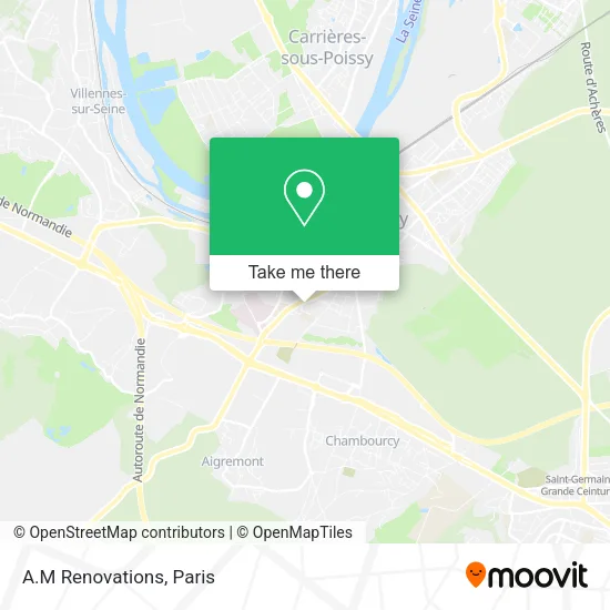 A.M Renovations map