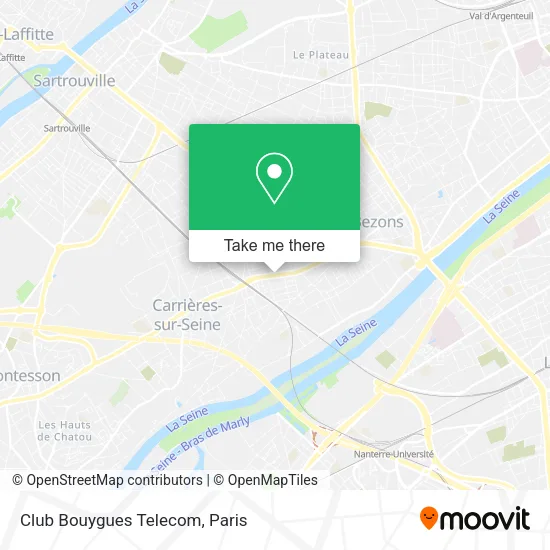 Club Bouygues Telecom map