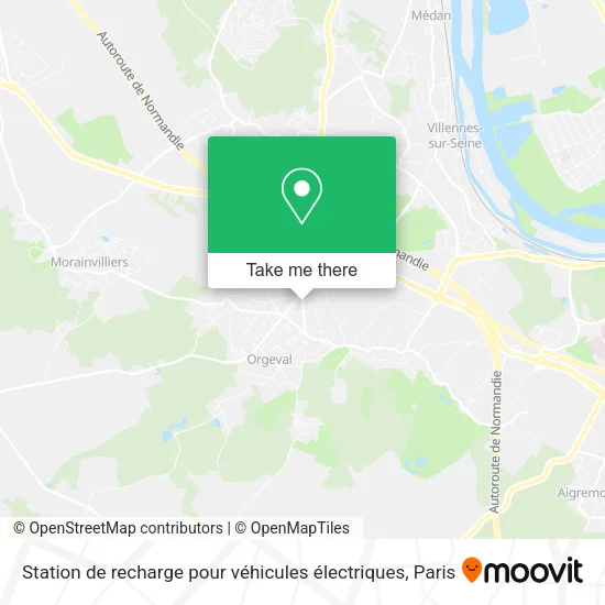 Station de recharge pour véhicules électriques map