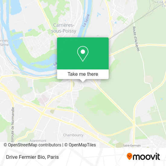 Drive Fermier Bio map