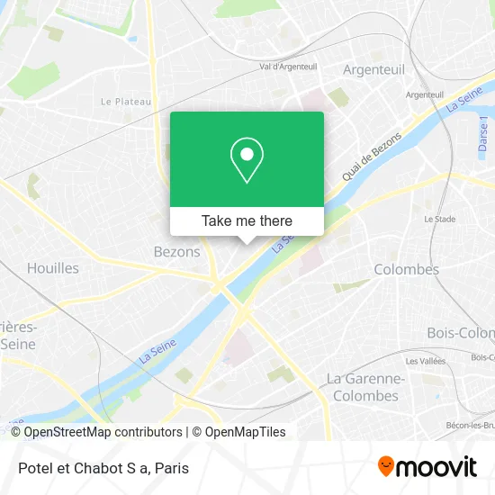 Potel et Chabot S a map