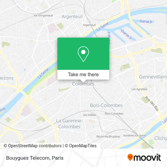 Bouygues Telecom map