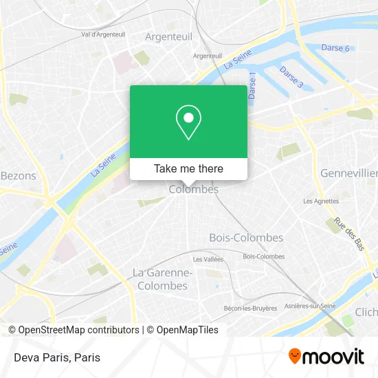 Deva Paris map