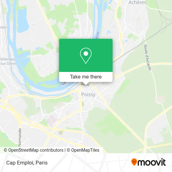 Cap Emploi map