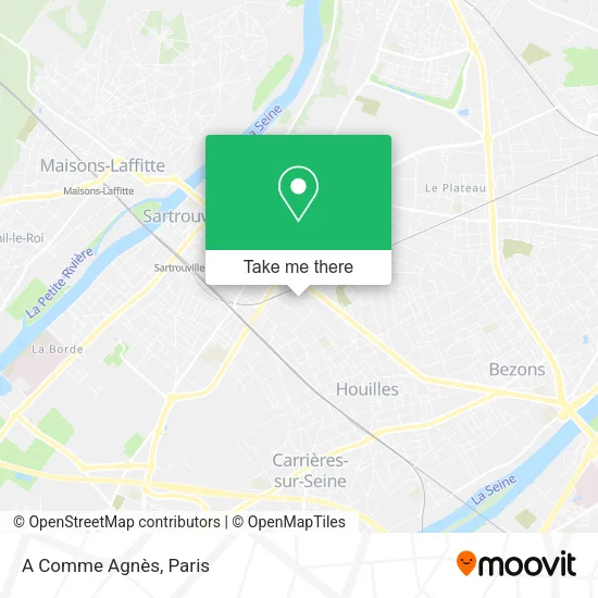 A Comme Agnès map