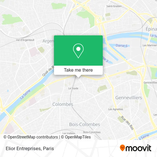 Elior Entreprises map
