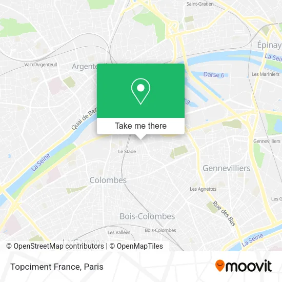 Topciment France map