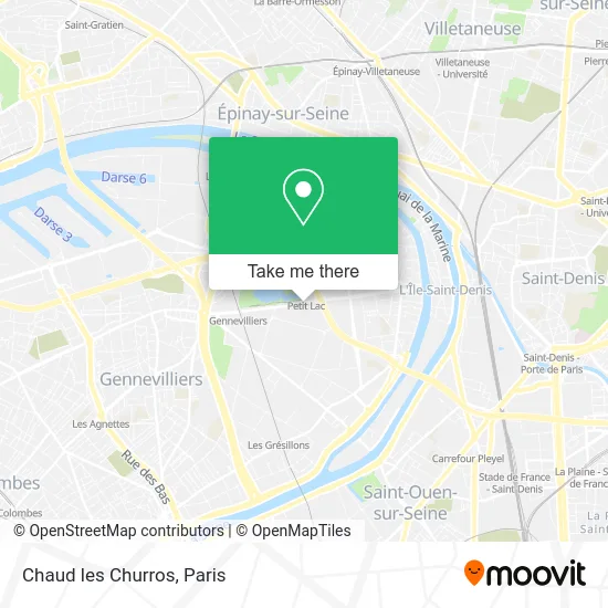 Chaud les Churros map