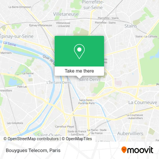 Bouygues Telecom map