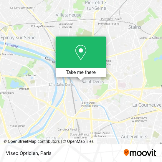Viseo Opticien map