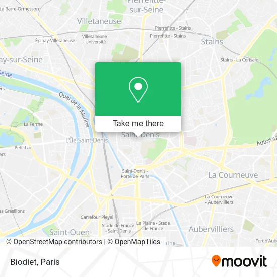 Biodiet map