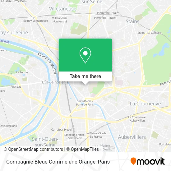 Compagnie Bleue Comme une Orange map