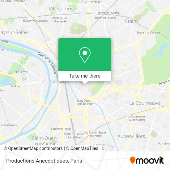 Productions Anecdotiques map