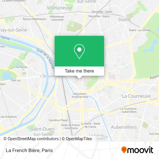 La French Bière map