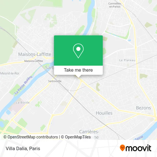 Villa Dalia map