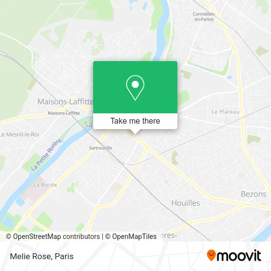 Melie Rose map
