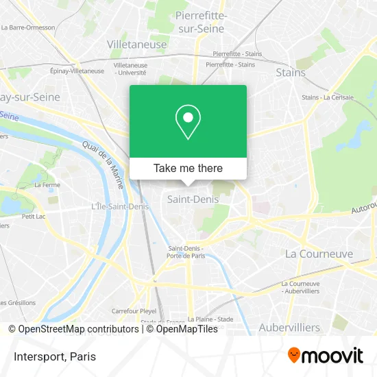 Intersport map