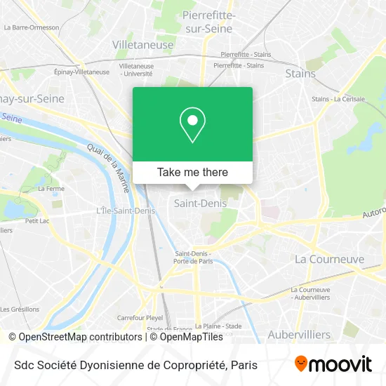 Sdc Société Dyonisienne de Copropriété map