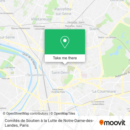 Comités de Soutien à la Lutte de Notre-Dame-des-Landes map