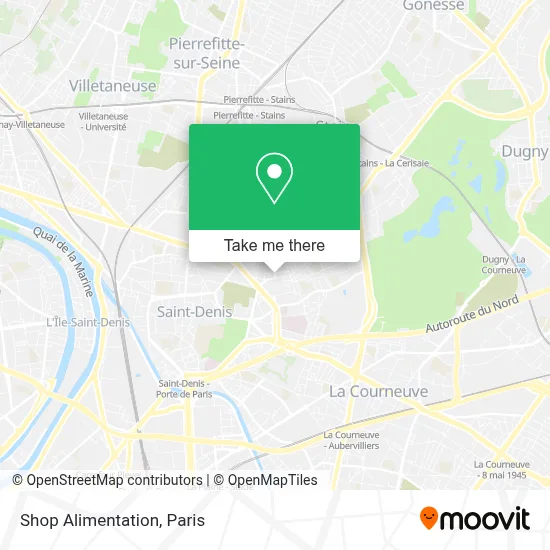 Shop Alimentation map