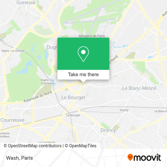Wash map