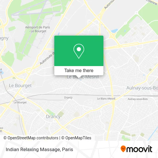 Indian Relaxing Massage map