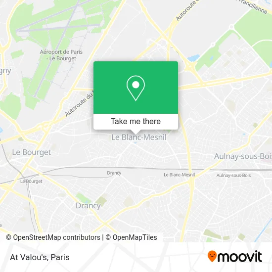 Chez Valou map