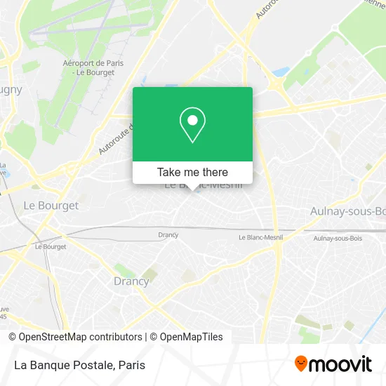 La Banque Postale map