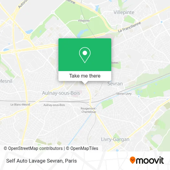 Self Auto Lavage Sevran map