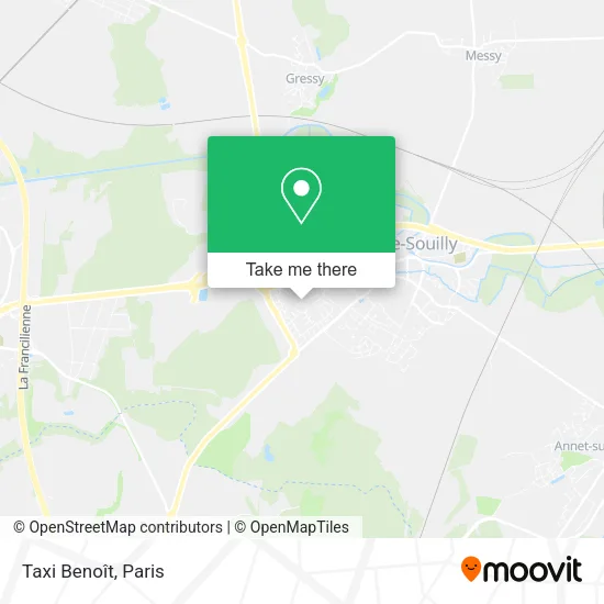 Taxi Benoît map