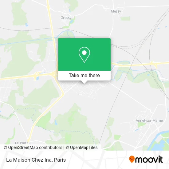 La Maison Chez Ina map