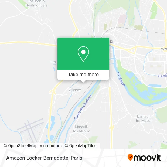 Amazon Locker-Bernadette map